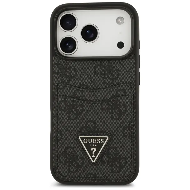 etui-do-iphone-17-pro-guess-4g-double-card-triangle-czarny-dedykowany-model-iphone-17-pro