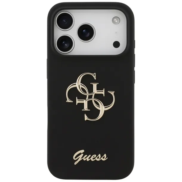etui-do-iphone-17-pro-guess-silicone-big-4g-script-czarny-dedykowany-model-iphone-17-pro