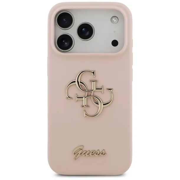 etui-do-iphone-17-pro-guess-silicone-big-4g-script-rozowy-dedykowany-model-iphone-17-pro