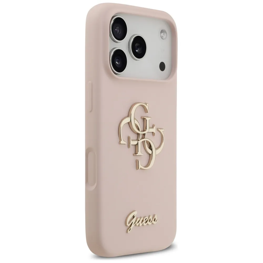 etui-do-iphone-17-pro-guess-silicone-big-4g-script-rozowy-stan-nowy