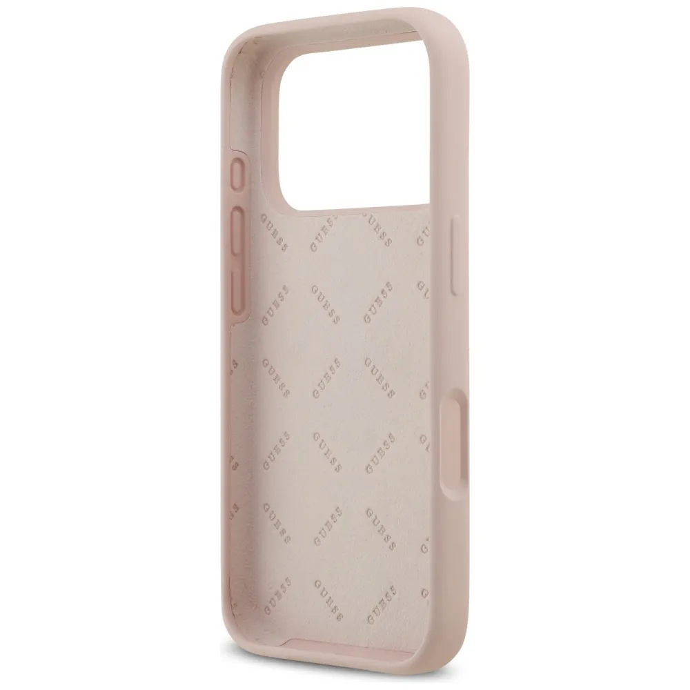 etui-do-iphone-17-pro-guess-silicone-big-4g-script-rozowy