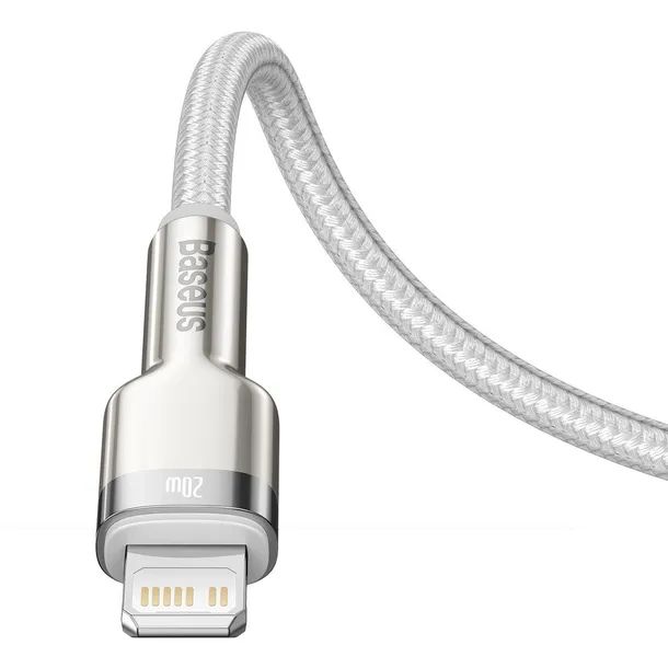 kabel-usb-c-do-lightning-baseus-cafule-pd-20w-1m-bialy