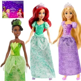 mattel-disney-princess-zestaw-3-lalek-ariel-tiana-roszpunka-za6036