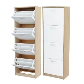 szafka-na-buty-organizer-stojak-na-obuwie-4-poziomy-polka-sonoma-bialy