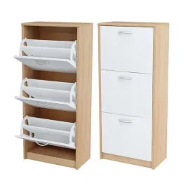 szafka-na-buty-organizer-stojak-na-obuwie-3-poziomy-polka-sonoma-bialy
