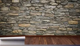 fototapeta-kamienie-cegla-deski-3d-390x280