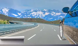 fototapeta-gorska-droga-widok-na-gory-auto-390x280