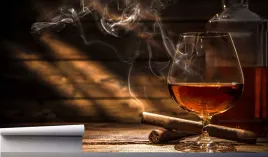 fototapeta-drewniane-deski-whisky-cygaro-390x280