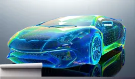 fototapeta-neonowy-samochod-sportowy-3d-370x250