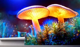 fototapeta-natura-grzybki-rosliny-390x280