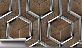 fototapeta-deski-srebrne-chromowane-linie-390x280