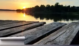 fototapeta-most-zachod-slonca-jezioro-390x280