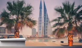 fototapeta-manama-bahrajn-palmy-370x250