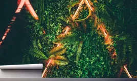 fototapeta-liscie-w-neonowym-trojkacie-390x280