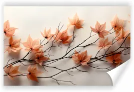 fototapeta-premium-struktura-zmywalana-pomaranczowe-jesienne-liscie