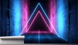 fototapeta-tunel-neonowa-droga-betonowa-390x280