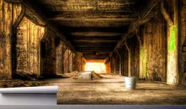 fototapeta-tunel-jaskinia-vintage-sepia-370x250