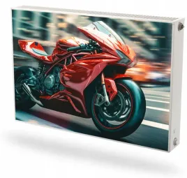 mata-magnetyczna-magnes-na-grzejnik-kaloryfer-na-wymiar-czerwony-motocykl