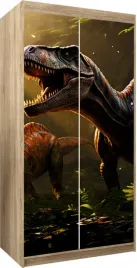 naklejka-samoprzylepna-okleina-na-szafe-meble-na-wymiar-wsciekly-dinozaur