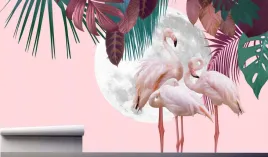 fototapeta-ptaki-rozowe-pelikany-planeta-370x250