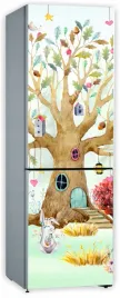 naklejka-samoprzylepna-okleina-fototapeta-na-lodowke-210x70-kolorowe-drzewo