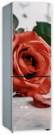 naklejka-samoprzylepna-okleina-fototapeta-na-lodowke-czerwona-roza-marmur