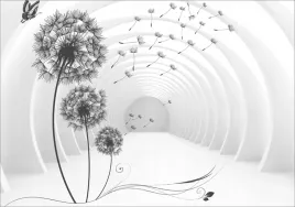 fototapeta-fliz-tunel-kwiaty-dmuchawce-400x280