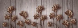 tapety-fototapeta-wood-drewno-kwiaty-deski-395x280