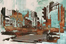 fototapeta-miasto-vintage-budynek-395x280