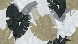 fototapeta-liscie-paproci-drzewa-monstera-395x280