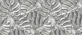 fototapeta-liscie-monstera-marmur-srebrny-395x280