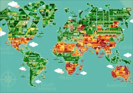 fototapeta-dla-dzieci-mapa-swiata-3d-400x280-fliz