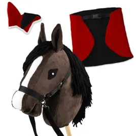 zestaw-skippi-hobby-horse-gniady-derka-i-nauszniki-czerwona-i-czarna