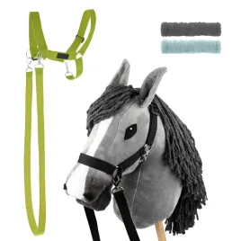 zestaw-skippi-hobby-horse-szary-i-dodatkowy-kantar-jasny-zielony