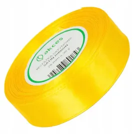 wstazka-satynowa-25mm-32m-zolta-sloneczna-tasiemka-do-kokard-i-szycia