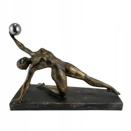 figurka-sportowca-kobieta-zlota-postarzana-23-cm