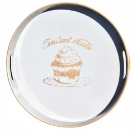 taca-okragla-szara-ze-zlotym-nadrukiem-33cm