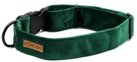 kendog-velvet-green-obroza-xs-15cm
