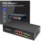 switch-poe-qoltec-52296-6-portow-waga-z-opakowaniem-0-15-kg-liczba-portow-6