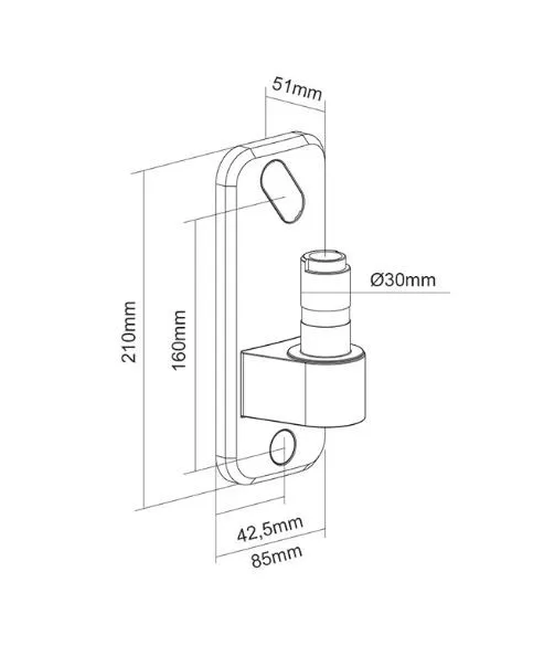 adapter-neomount-awl75-450bl-marka-neomounts-waga-z-opakowaniem-0-8-kg