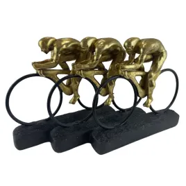 figurka-kolarze-rowerzysci-zloto-czern-17cm
