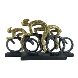 figurka-kolarze-rowerzysci-zloto-czern-17cm