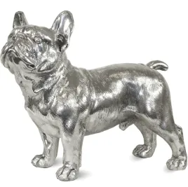 figurka-pies-buldog-srebrny-31x36x16