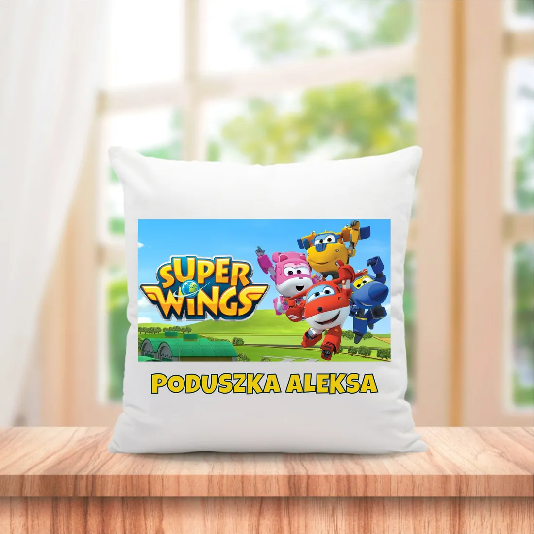 super-wings-poduszka-mikrofibra-imie