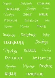 papier-do-scrapbookingu-napisy-dziekuje-zielone-tlo