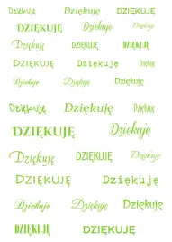 papier-do-scrapbookingu-napisy-dziekuje-zielony