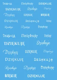 papier-do-scrapbookingu-napisy-dziekuje-niebieskie-tlo