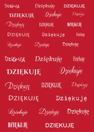 papier-do-scrapbookingu-napisy-dziekuje-czerwone-tlo