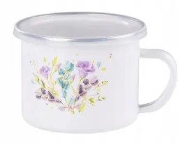 kubek-emaliowany-z-pokrywka-12-cm-akwarelowe-kwiaty