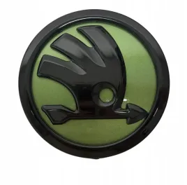 emblemat-na-przod-tyl-logo-skoda-fabia-octavia-superb-90mm-zielony